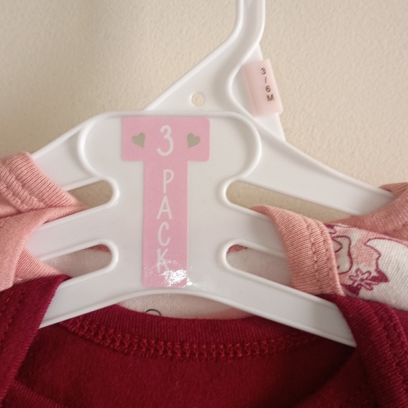 Charming Fox Print Burgundy Bodysuit Set - Picture 5 of 6